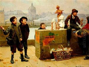 The Sculpture Seller by Paul-Charles Chocarne-Moreau