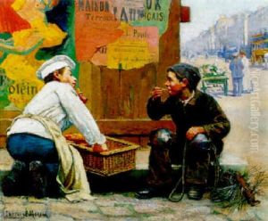 Le Petit Patissier Et Le Petit Ramoneur by Paul-Charles Chocarne-Moreau