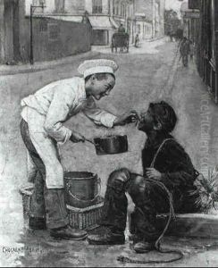 Le Mitron Et Le Ramoneur by Paul-Charles Chocarne-Moreau