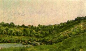 Landschaft by Jules-Charles Choquet