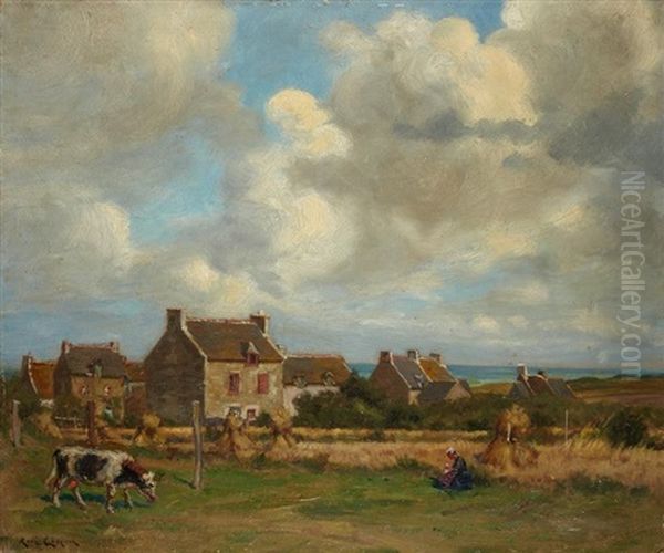 Vue De Bretagne, Hameau Aux Environs De Saint Brieuc - view 1