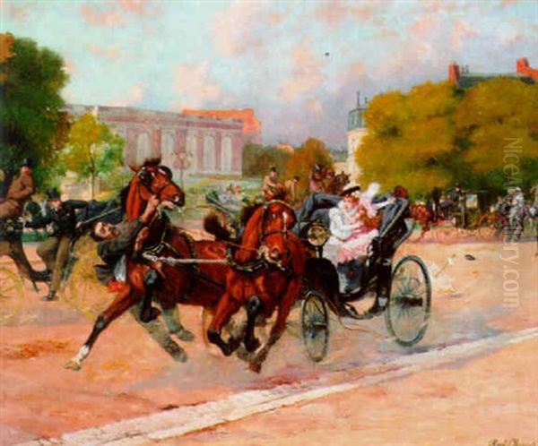 The Runaway Carriage - view 1