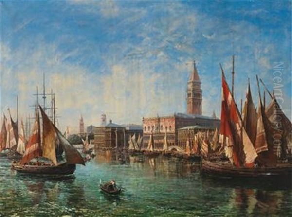 Venice - View Of St Mark"s Basin - view 1