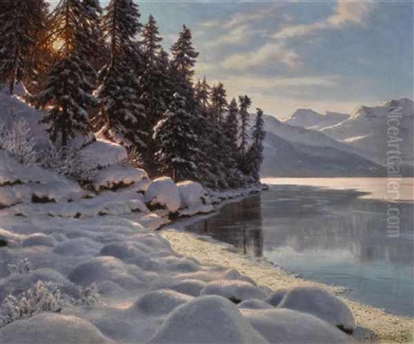 Winter In The Engadine - view 1