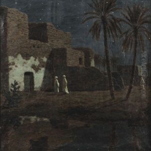 Cairo At Night by Ivan Fedorovich Choultse
