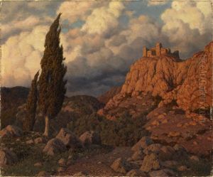 Mountainous Landscape by Ivan Fedorovich Choultse