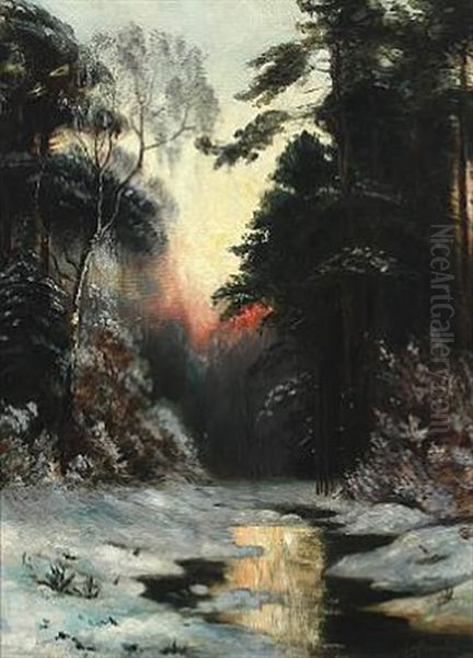 Wintry Forestscape - view 1
