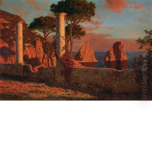 Sunrise, Capri by Ivan Fedorovich Choultse