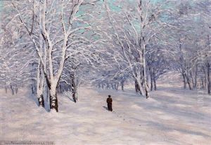 Personnage Dans La Foret En Hiver Personnage Dans La Foret En Hiver