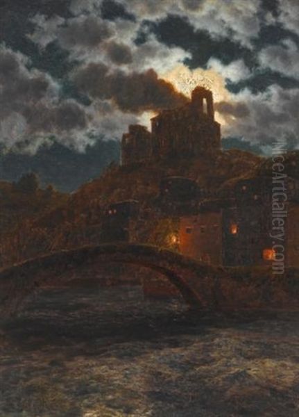 On The Banks At Twilight - view 1