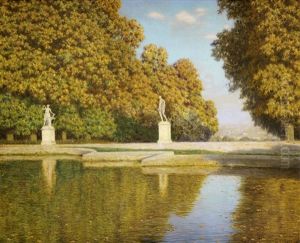 Autumn In The Park Of St. Cloud