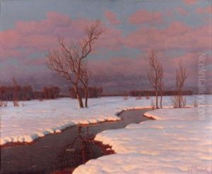 Soir De Mars En Russie by Ivan Fedorovich Choultse