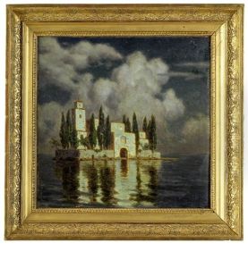 Festung Auf Einer Insel by Ivan Fedorovich Choultse