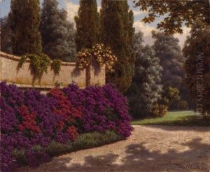 Flower Terrace. Provence by Ivan Fedorovich Choultse