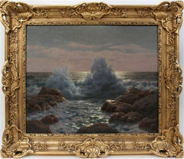 Moonlit Coastline - view 1