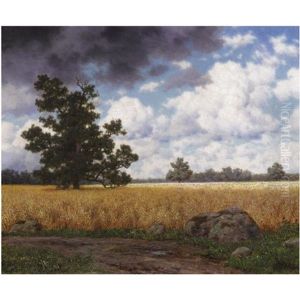 Wheatfields by Ivan Fedorovich Choultse