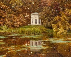 Autumnal Landscape by Ivan Fedorovich Choultse