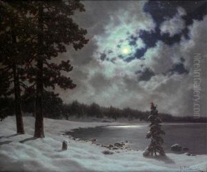 Lune D'hiver by Ivan Fedorovich Choultse