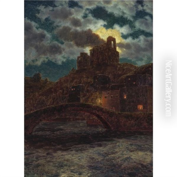 On The Banks At Twilight - view 1