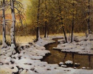 Evening Light by Ivan Fedorovich Choultse
