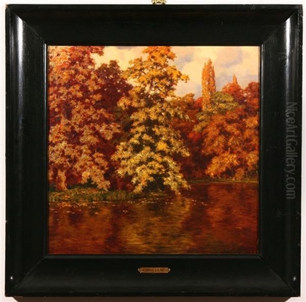 Autumn Trees By The River - view 1