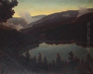 Evening by Ivan Fedorovich Choultse