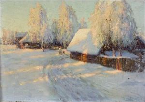 Aurinkoinen Talvipaiva by Ivan Fedorovich Choultse