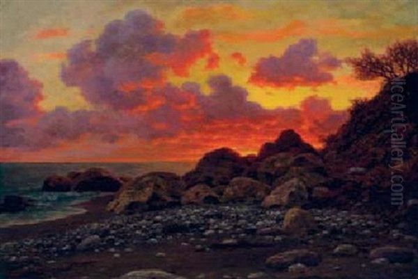 Coucher De Soleil Au Bord De La Mer - view 1