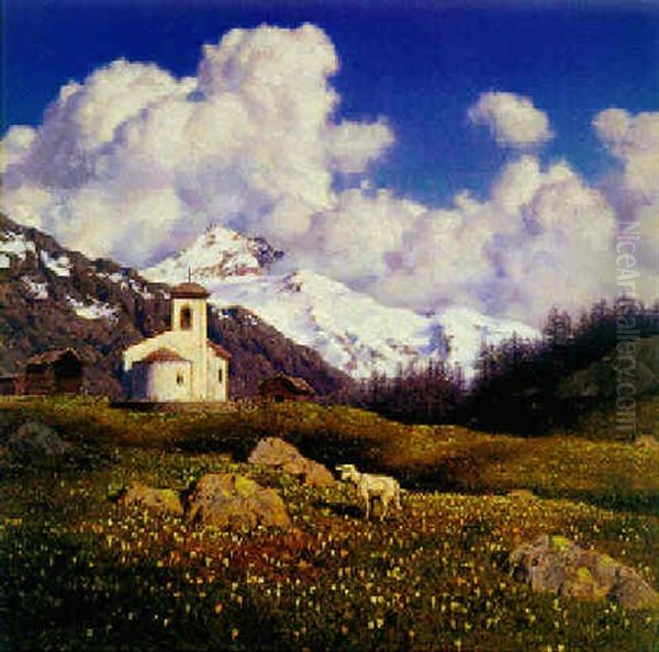 Springtime In The Engadine - view 1