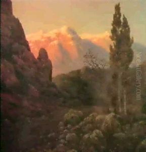 Crepuscule - Crimee by Ivan Fedorovich Choultse