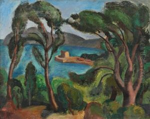 Bord De Mer Aux Pins by Sava Choumanovitch