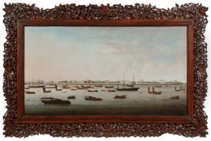 View Of The Bund At Shanghai by Chow Kwa