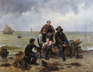 The Fisherman's Family by Auguste Clement Chretien