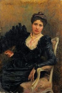 Portrait De Femme Assise Portrait De Femme Assise