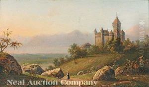 Path To The Castle by Pieter Caspar Christ