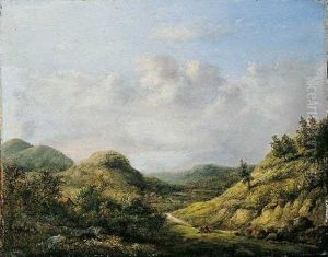Berglandschaft Mit Rastenden by Pieter Caspar Christ