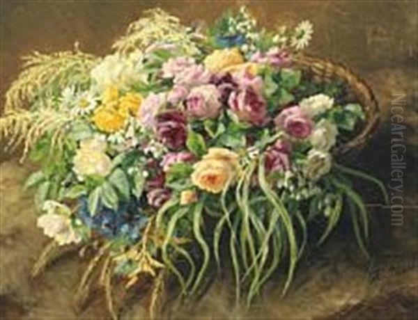 Flowers In A Basket - view 1