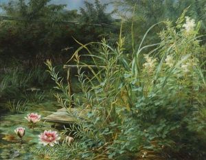 The Mill Stream At Stromdmollen by Anthonie, Anthonore Christensen