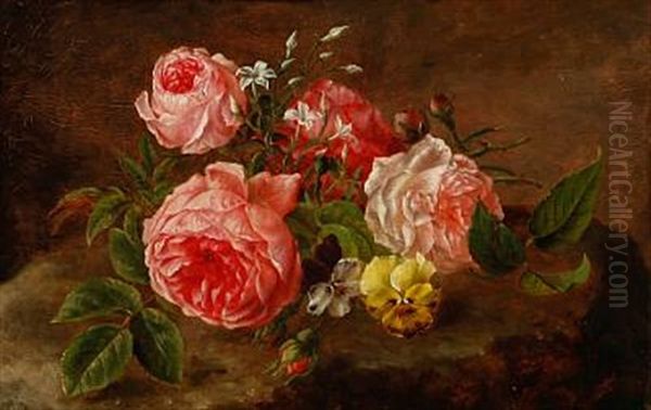 Anthonore Christensen After Emmy Thornam: Roses And Heartseases - view 1