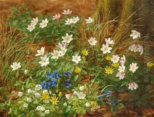 Skovbund Med Forarsblomster by Anthonie, Anthonore Christensen