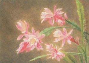 Lyserode Blomster by Anthonie, Anthonore Christensen