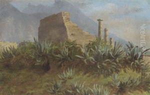 Parti Fra Pompei Med Udsigt Over Teatret
