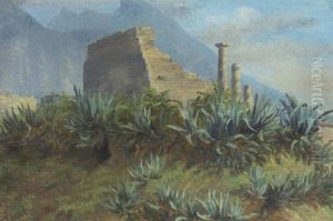 Udsigt Over Teateret, Pompei by Anthonie, Anthonore Christensen