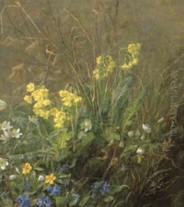 Skovbund Med Vilde Blomster by Anthonie, Anthonore Christensen
