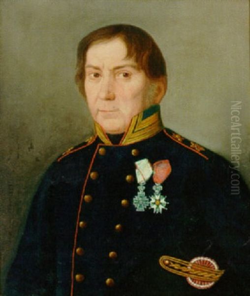 Portraet Af Krigsrad Og Rustmester Mauritz Rasmussen Schmidt - view 1