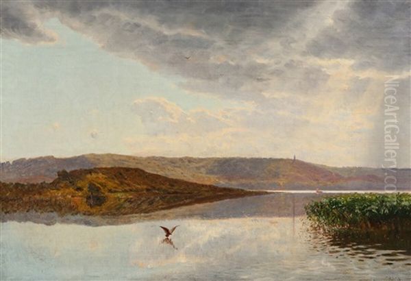 A Landscape With A View Of Himmelbjerget - view 1