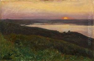 View From Munkebjerg Over Vejle Fjord