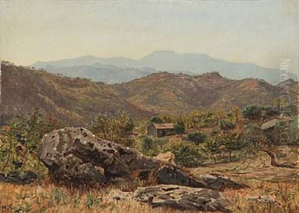 An Italian Mountain Landscape - view 1