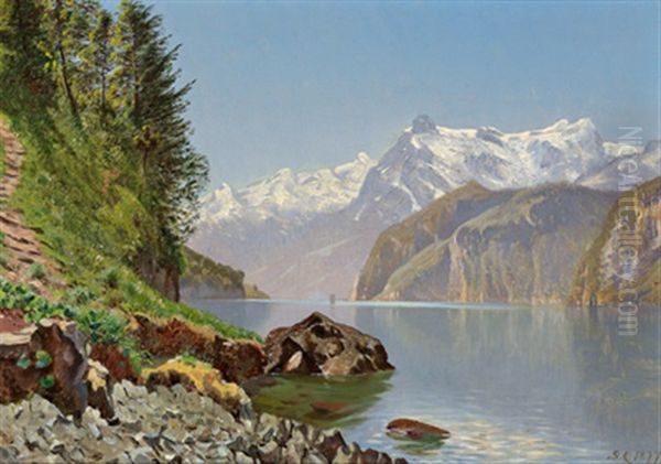 Vierwaldstatter See, Blick Auf Den Urirotstock - view 1