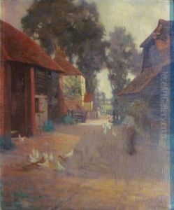 The Farmyard by James Bell Anderson